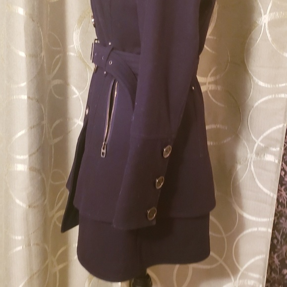 Miss Sixty Plum Coat size M - Picture 4 of 8